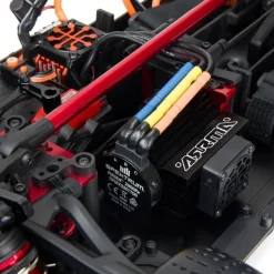 ARRMA ARA7617V2T1SET2FELONY 6S BLX Street Bash 1/7 RTR Muscle schwarz 6S Spar-Set inkl. 2x3S 5000mAh LiPo Akku, 6A Ladegerät & Ladekabel