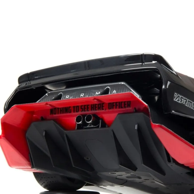 ARRMA ARA7617V2T1SET2FELONY 6S BLX Street Bash 1/7 RTR Muscle schwarz 6S Spar-Set inkl. 2x3S 5000mAh LiPo Akku, 6A Ladegerät & Ladekabel