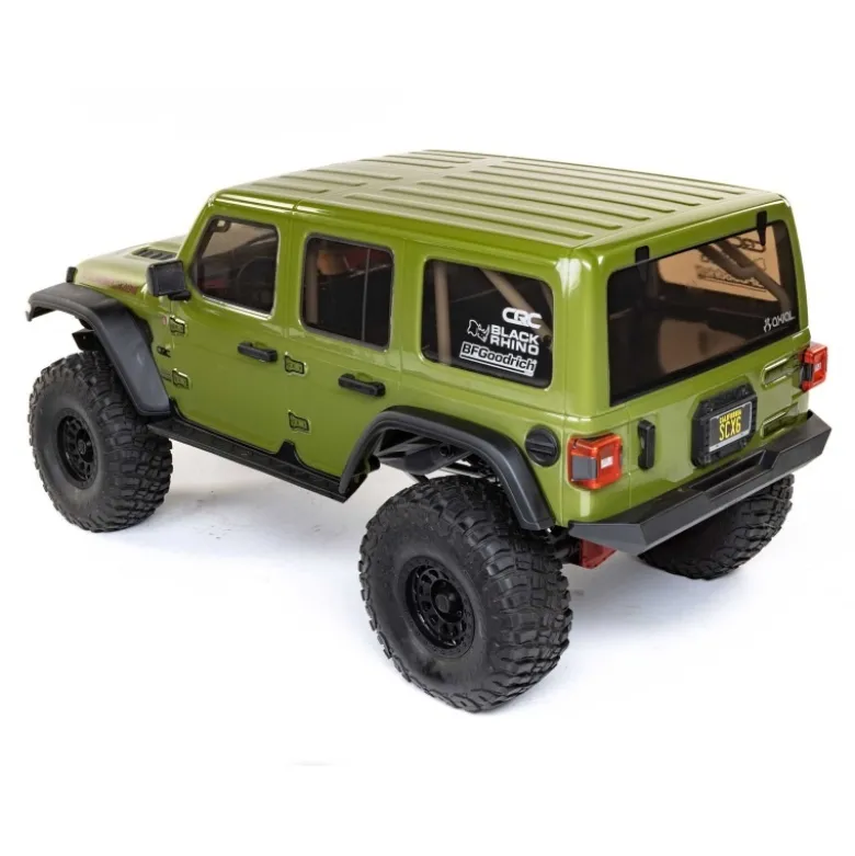 Axial AXI05000T1SCX6 Jeep JLU Wrangler 1/6 4WD Scale Crawler RTR grün