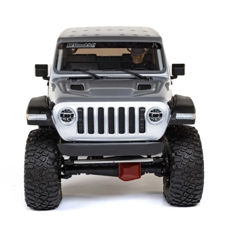 Axial AXI05000T2SCX6 Jeep JLU Wrangler 1/6 4WD Scale Crawler RTR silber