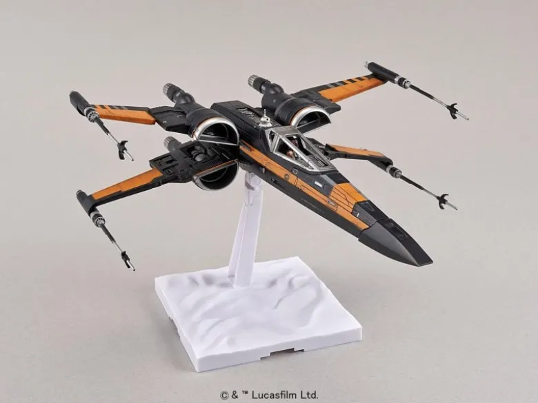 Bandai 01216Star Wars Poe's X-Wing Fighter Modellbausatz 1:72
