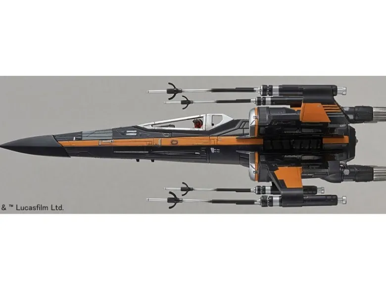 Bandai 01216Star Wars Poe's X-Wing Fighter Modellbausatz 1:72