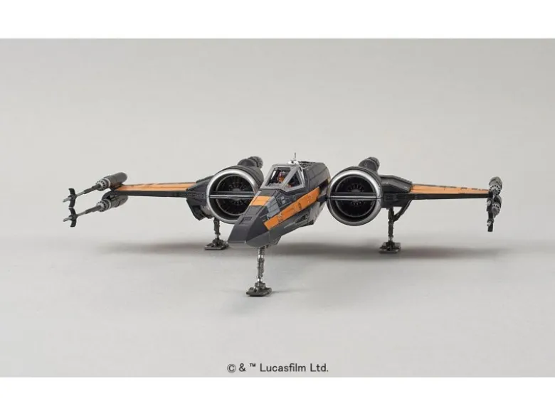 Bandai 01216Star Wars Poe's X-Wing Fighter Modellbausatz 1:72