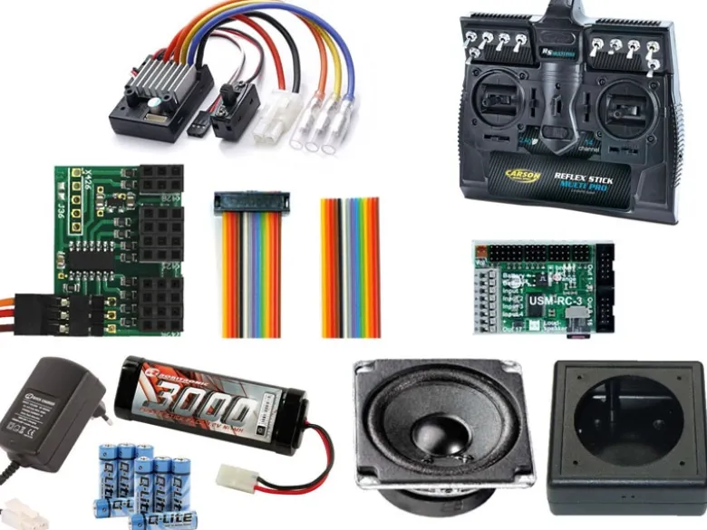 BEIER-Electronic SETUSMBEIER Komplettset für Tamiya Trucks mit USM Soundmodul