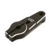 Berlinski Tuning C28139BLACKCNC Aluminium Servohorn 25T (22mm) für TRX-4, schwarz
