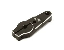 Berlinski Tuning C28139BLACKCNC Aluminium Servohorn 25T (22mm) für TRX-4, schwarz
