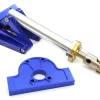 Berlinski Tuning C27800BLUEAlu Kipp-Spindel-Mechanik mit Motohalter für 1/14 Truck