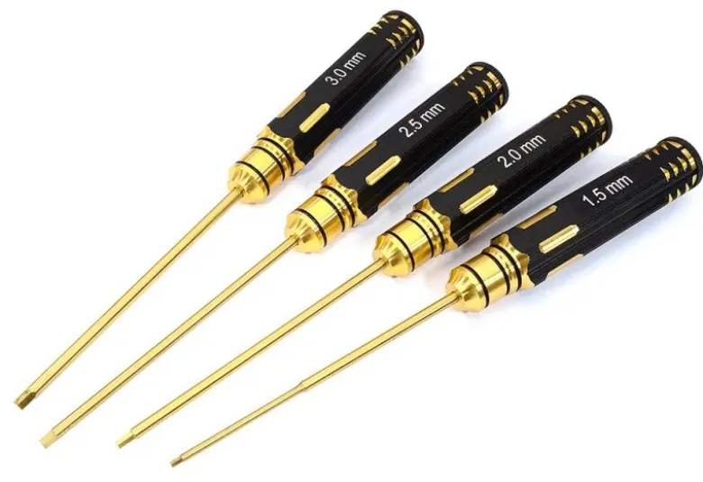 Berlinski Tuning C31454Metrischer Sechskantschlüssel-Satz, 4-teilig (1,5, 2, 2,5 und 3 mm)