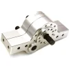 Berlinski Tuning C26993SILVERAlu Chassis-Brücke mit Verteilergetriebe 2,14:1 1/14 Truck
