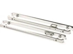 Berlinski Tuning C24636SILVERCNC Alu Unterfahrschutz 4 Stück für Tamiya 1/14 Truck