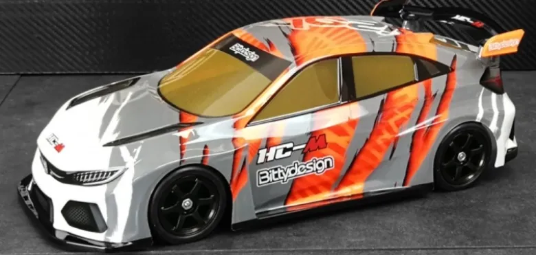 Bittydesign BDFWD-HCMHC-M Karosserie (klar) 1/10 inkl. Dekor M-Chassis 210-225mm