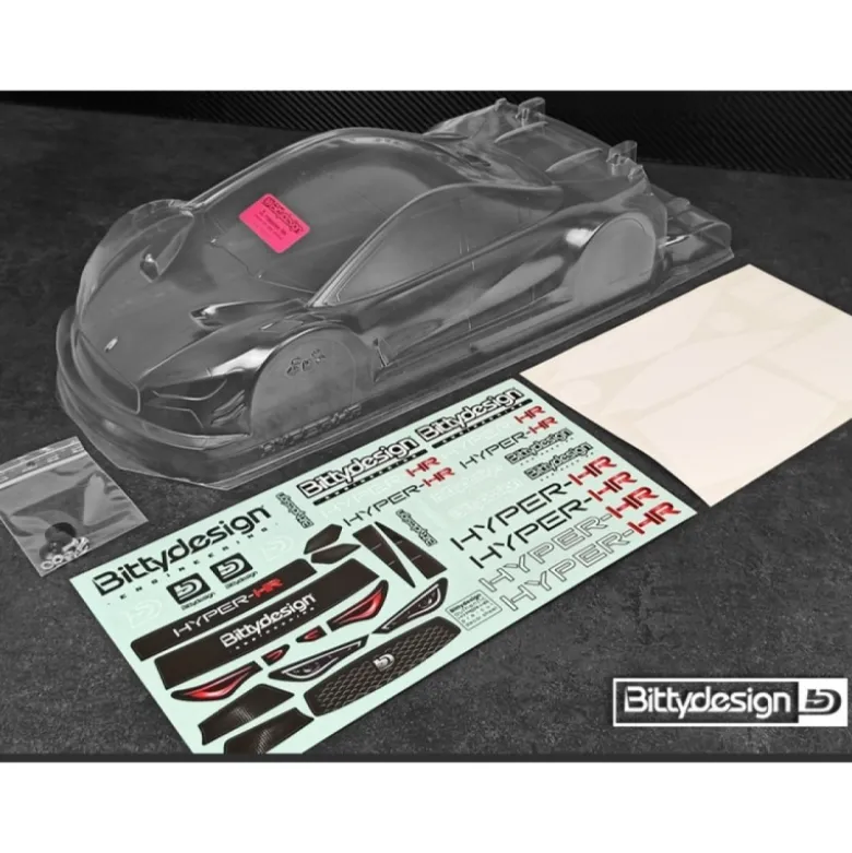 Bittydesign BDTC-190HYPHRHYPER-HR 1/10 190mm TC Karosserie klar - Light weight