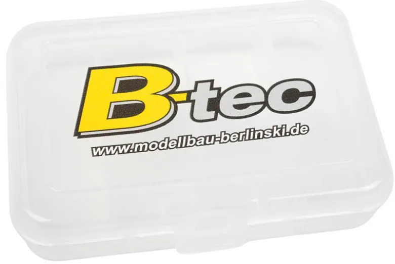 B-tec BT-010-00036Kleinteile Box - 91x66x21mm - 4 Fächer
