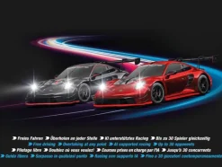 Carrera 50050002HYBRID Devil Drivers - Startpackung 6,09m Streckenlänge mit Porsche 911 GT3 R rot und Porsche 911 GT3 R schwarz