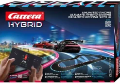 Carrera 50050002HYBRID Devil Drivers - Startpackung 6,09m Streckenlänge mit Porsche 911 GT3 R rot und Porsche 911 GT3 R schwarz