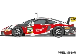 Carrera 50051051Hybrid Porsche 911 GT3 R 'Razoon - more than racing, No.14' Carrera Hybrid KI Gaming Rennaction Fahrzeug