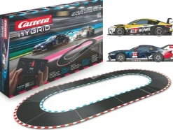 Carrera 50050007HYBRID Startpackung HyperDrive Fury 4,09m Streckenlänge mit BMW M4 GT3 und Ford Mustand GT3