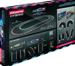Carrera 50050007HYBRID Startpackung HyperDrive Fury 4,09m Streckenlänge mit BMW M4 GT3 und Ford Mustand GT3