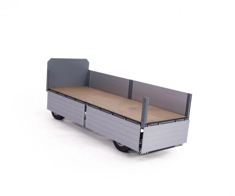 Carson 5009076242-Achs Baustoff-Anhänger 1:14