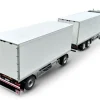 Carson 5009077312-Achs Kofferanhänger, Bausatz, 1:14 Neuheit 2025