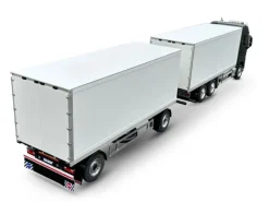 Carson 5009077312-Achs Kofferanhänger, Bausatz, 1:14 Neuheit 2025