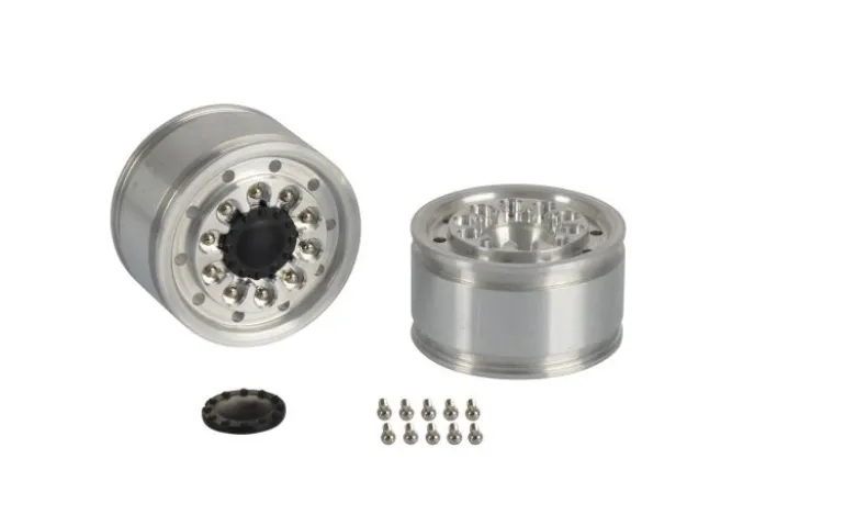 Carson 5009072781:14 Alu Felge breit (2) AG-Vorderachse