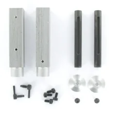 Carson 500907375Aluminium Aufliegerstützen-Set 1/14 (73mm)