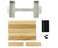 Carson 500907449Aluminium Staufach mit Holzbohlen - 1/14 Goldhofer Tieflader