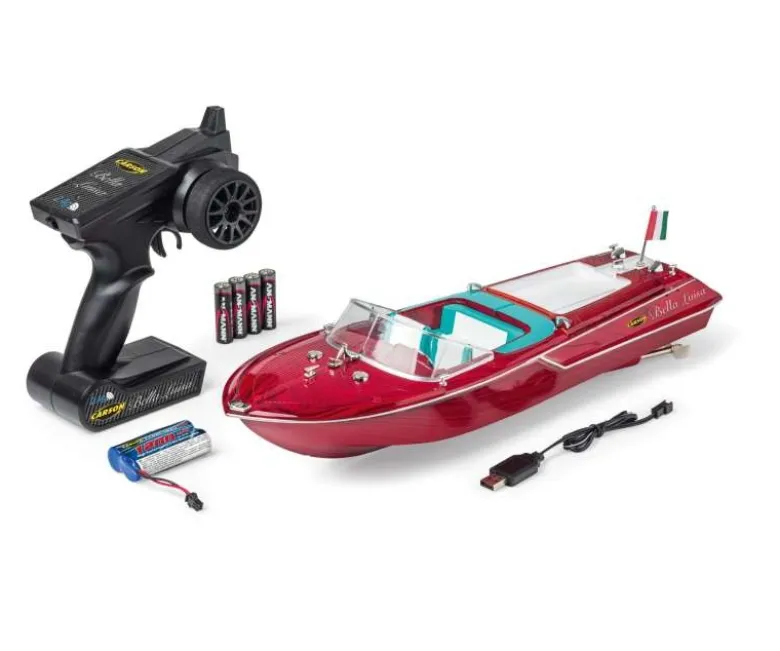 Carson 500108055Bella Luisa RC-Boot 2.4Ghz 100% RTR inkl. Akku und Ladegerät