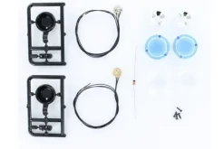 Carson 500907571Hella Zusatzscheinwerfer 1/14 Angle Eyes blau 7,2/12V (2)