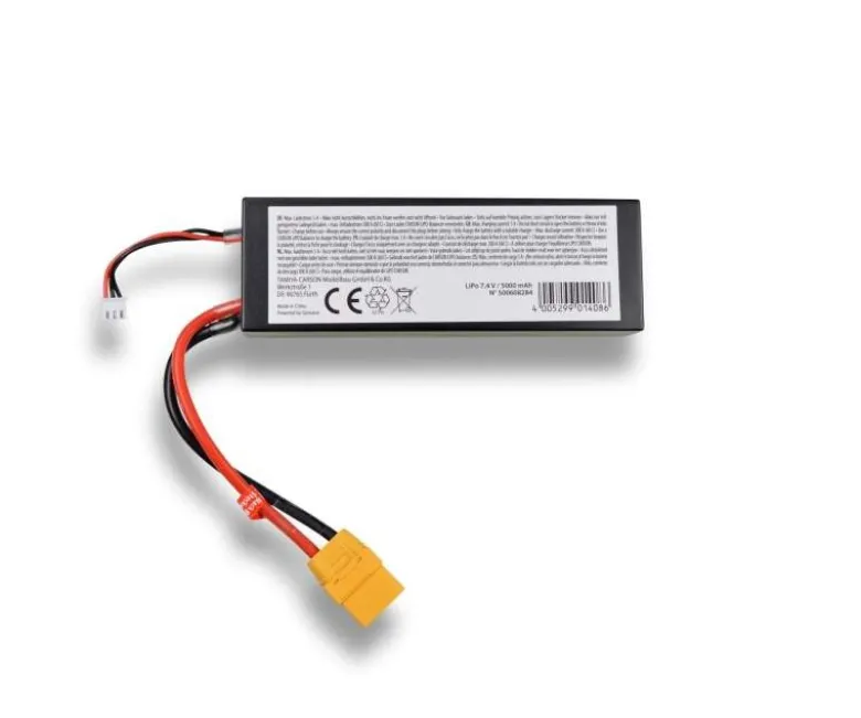 Carson 500608284LiPo Akku 7,4V/5000mAh 60C, mit XT90-Buchse