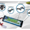 Carson 500608224NiMH Race Akku 7,2V/3000mAh, mit Tamiya-Stecker