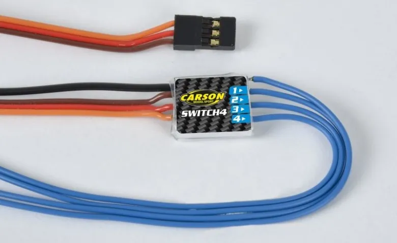 Carson 500503061Reflex 6/14Ch Switch 4 (4x2,5A)