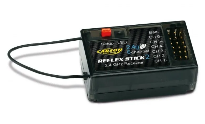 Carson 500501006Reflex Stick II 2.4 GHz 6 Kanal Fernsteuerung