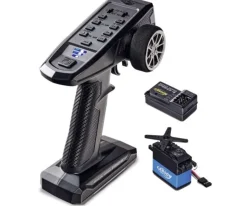 Carson 500500111Reflex Wheel Pro 4 3-Kanal 2.4GHz Fernsteuerung + Empfänger mit 5kg CS5 Servo
