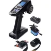 Carson 500500121Reflex Wheel Pro 4 4-Kanal 2.4GHz Brushless Set Sender, Empfänger, Servo 6KG MG, Brushless Set
