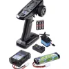 Carson 500500112Reflex Wheel Pro 4 3-Kanal 2.4GHz Elektro-Set Sender, Empfänger, USB-Lader, NiMH Akku, Servo, Batterien