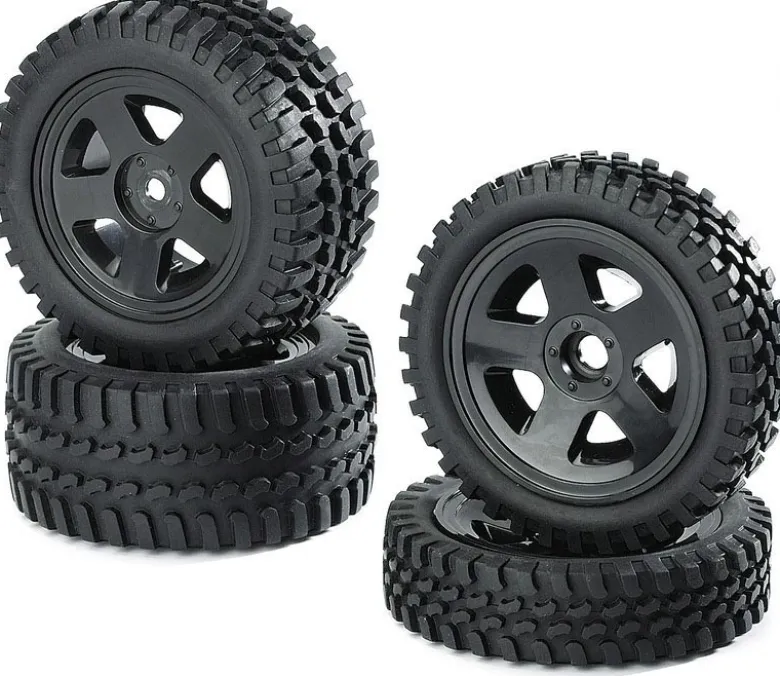 Carson 500900027Tamiya Fighter All Terrain Räder Set 2WD