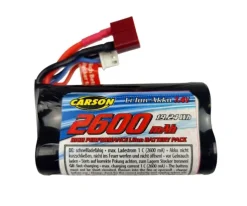Carson 5006083087,4V/2600mAh LiIon Akku für XS-Line mit T-Stecker