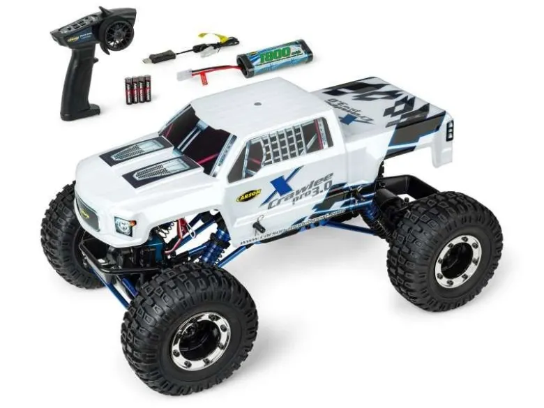 Carson 500404315X-Crawlee Pro 3.0 100% RTR 1:10 Der perfekte Crawler für den Einstieg