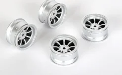 CARTEN NBA263Felge 8-Speichen +4mm, 12mm Hex für M-Chassis, silber (4)
