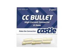 Castle Creations CC-Bullet-6.5mmBullet Steckverbindung 6.5mm - 3 Stecker + 3 Buchse