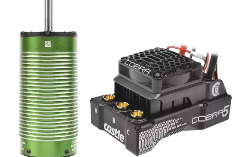 Castle Creations 010-0179-02COBRA 5 Brushless Combo 3-8S mit 2028-1100kV Motor