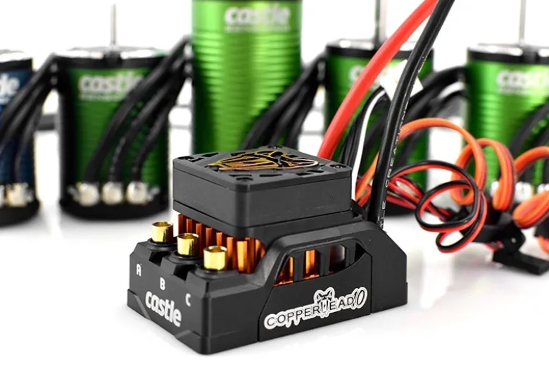 Castle Creations 010-0166-07Copperhead 10 BL Combo 2-3S Crawler Editon 1406-2850kV