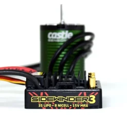 Castle Creations 010-0115-06SV-3 Sidewinder 1/10 BL Combo 2-3S LiPo - Motor 1406-5700KV