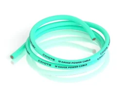 Cayote CYECW0613AWG Kabel mit dünner Wandstärke 3.5mm 1m Aurora grün passend für CREST RS60/RS80/RS120/X Evo