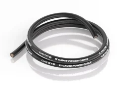 Cayote CYECW0413AWG Kabel mit dünner Wandstärke 3.5mm 1m schwarz passend für CREST RS60/RS80/RS120/X Evo