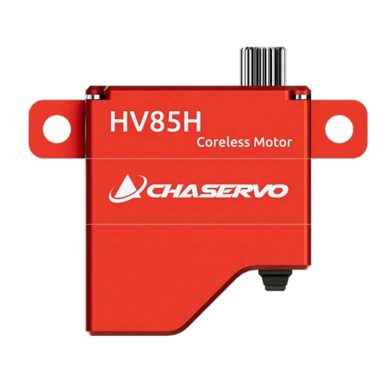 CHASERVO CHA-HV85HHV85H Mini HV Digital-Flächenservo 8.5mm 9.8kg Aluminiumgehäuse, Stahlgetriebe, Doppelkugellager