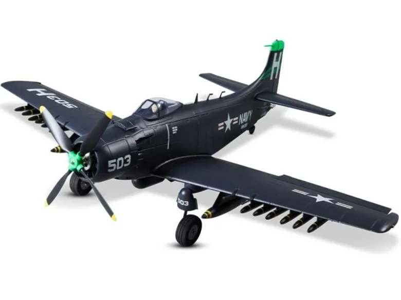 DERBEE DB005PBA1 Skyraider Warbird PNP blau - 80cm