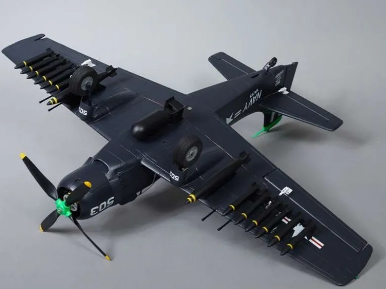 DERBEE DB005PBA1 Skyraider Warbird PNP blau - 80cm